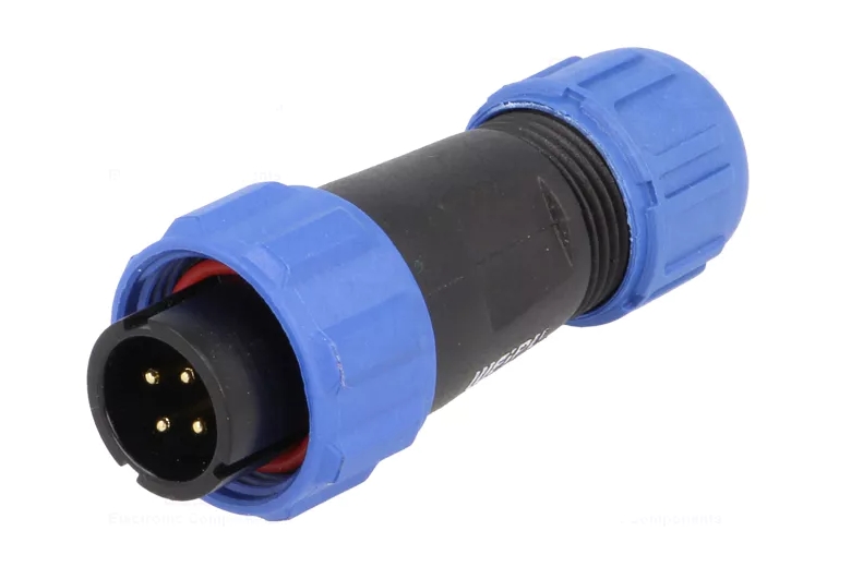 Connector WEIPU SP1310/P4 4pin male IP68