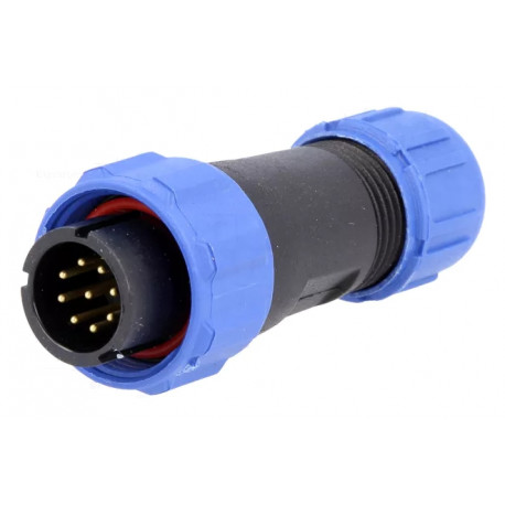 Connector WEIPU SP1310/P9 9pin male IP68