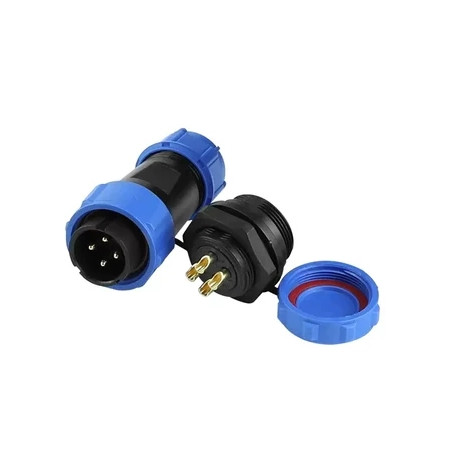 Connectors WEIPU 4pin male SP1310/P4 + female SP1312/S4 IP68 pair