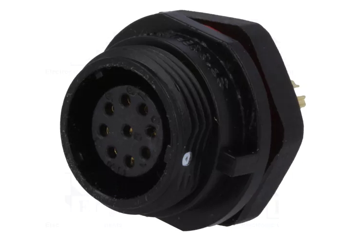 Connector WEIPU SP1312/S9 9pin female IP68