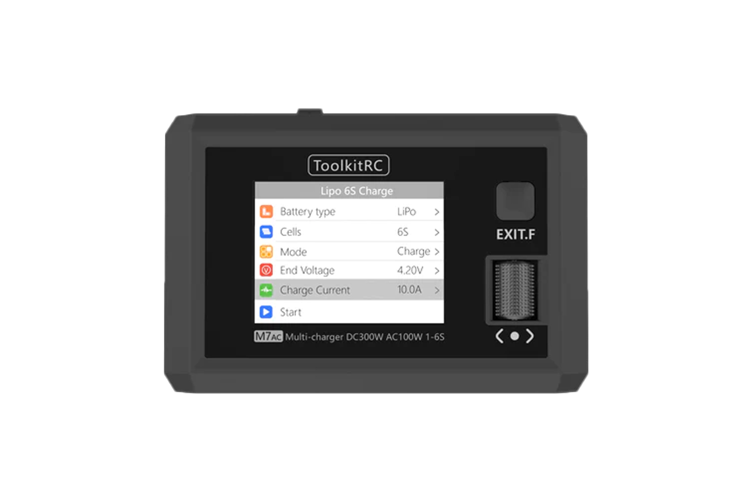 Charger ToolKitRC M7AC 100W/300W with power supply