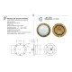Антенна GPS TOPGNSS AN-152A L1 L2 L5 RTK IP67