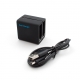 Telesin Dual Charger - USB зарядка на 2 батареи для GoPro HERO4 (крупный план)
