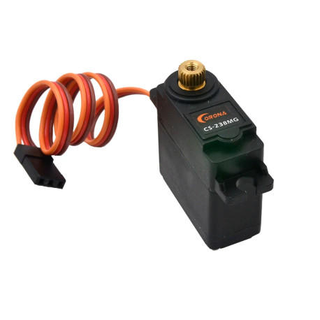 Servo drive mini 22g Corona DS238HV 4.6kg/0.13sec/7.4V 29x13x30mm