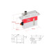 Servo drive 23g KST X10-710 7.5kg/0.10sec/8.4V digital