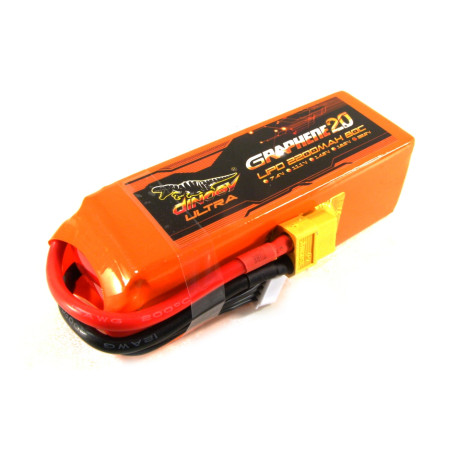 Dinogy G2.0 Li-Pol 2200mAh 22.2V 6S 80C XT60 battery