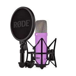RODE NT1 Signature Series Large-Diaphragm Condenser Microphone (Purple)