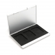 Aluminum case for 6 SD memory cards