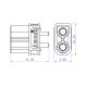 500 pcs - AMASS XT30U Female connectors