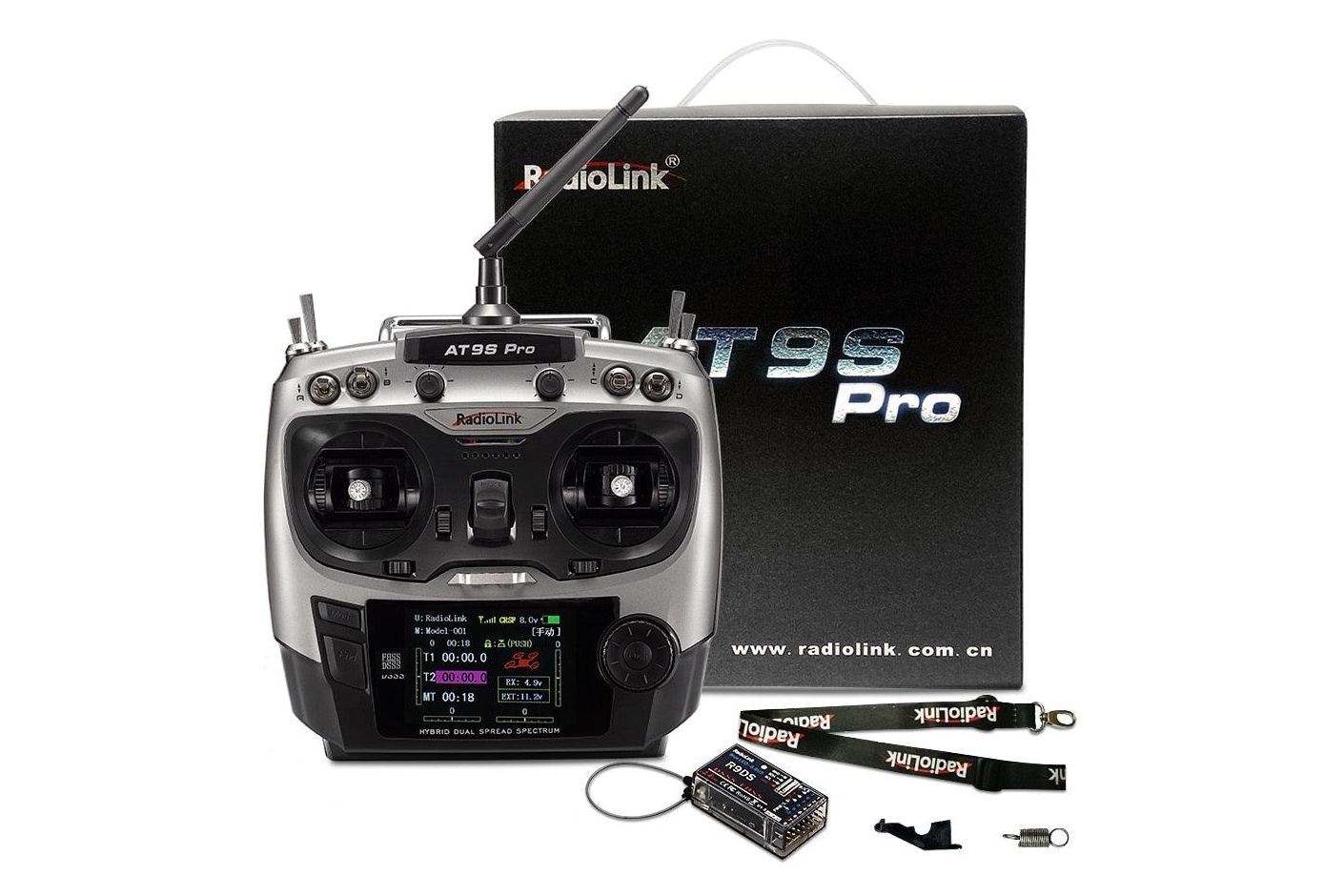The Radiolink AT9S PRO aviation 10k equipment with R9DS receiver