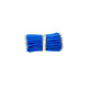 200pcs - tinned silicone wires 60 mm HEXIE 26 AWG (blue)