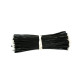 200шт - провода силиконовые луженые 100 мм HEXIE 26 AWG (черные)