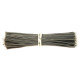 100pcs - tinned silicone wires 130 mm HEXIE 26 AWG (gray)