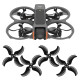 Улучшенные низкопрофильные пропеллеры Master Airscrew STEALTH для DJI Avata 2 (4 шт., черные)