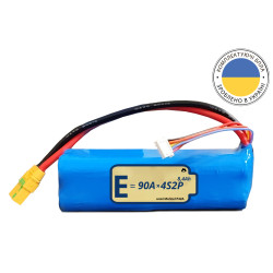 4S2P Energy Life 8400 mAh Molicel 21700-P42A Li-Ion Battery XT90S-F (001)