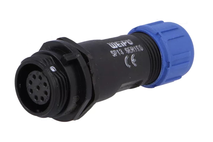 Connector WEIPU SP1311C/S9 9pin female IP68