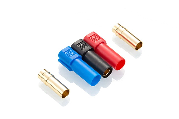 50 pcs - AMASS XT150 Female Connectors (black, red, blue)