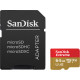 Карта памяти SanDisk microSD 64GB C10 UHS-I U3 R170/W80MB/s Extreme V30 + SD
