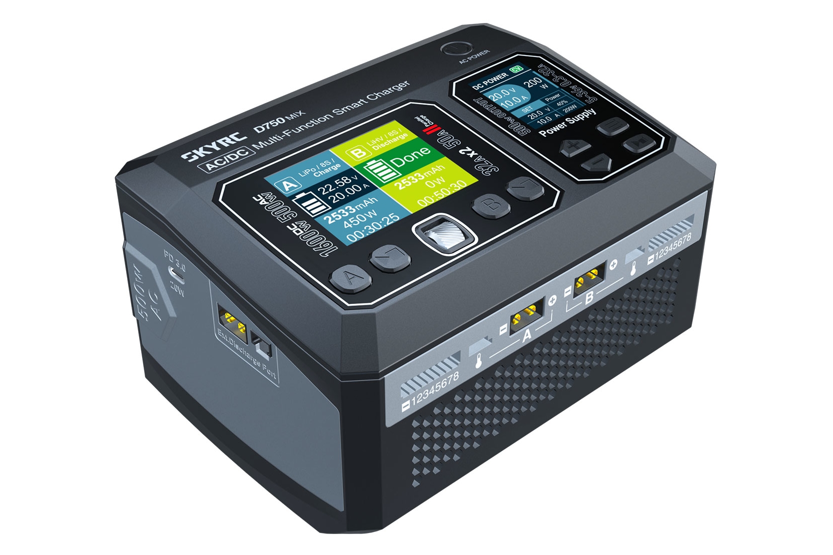 Зарядное устройство дуо SkyRC D750 8S 32A 500W/1600W