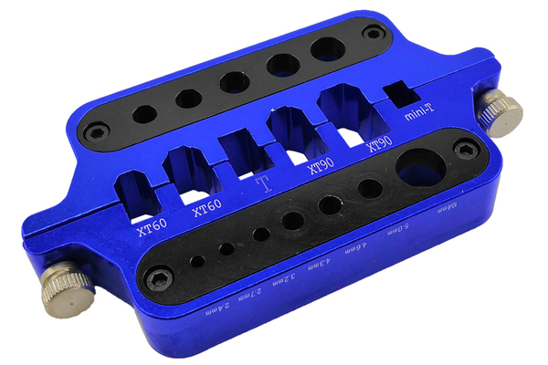 RCTurn Connector Soldering Clamp (Blue)