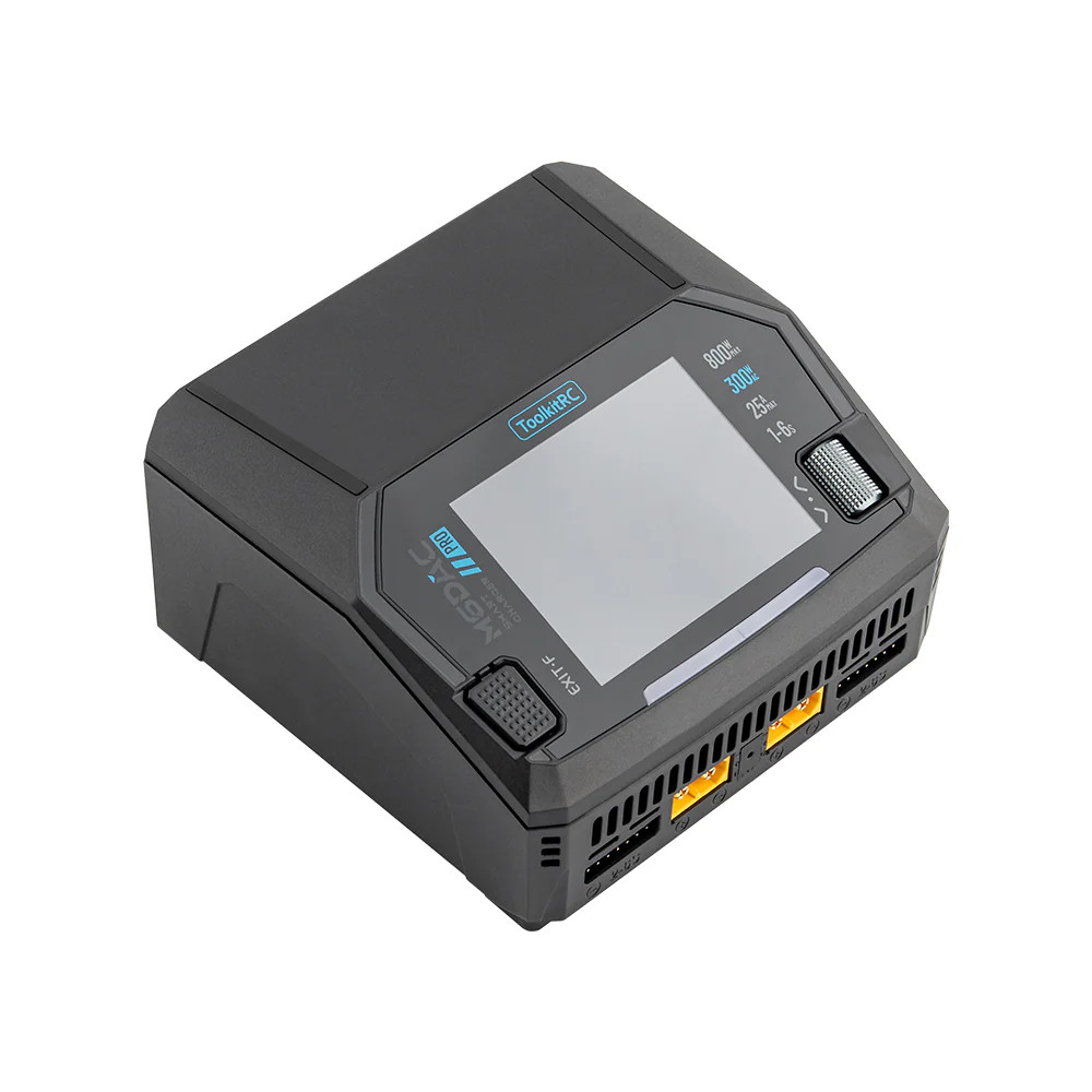 Зарядное устройство для 2х батарей ToolkitRC M6DAC Pro/V2 800W 16A 1-6S с встроенным блоком питания