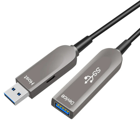 Активный оптический USB 3.0 удлинитель AM/AF 50м