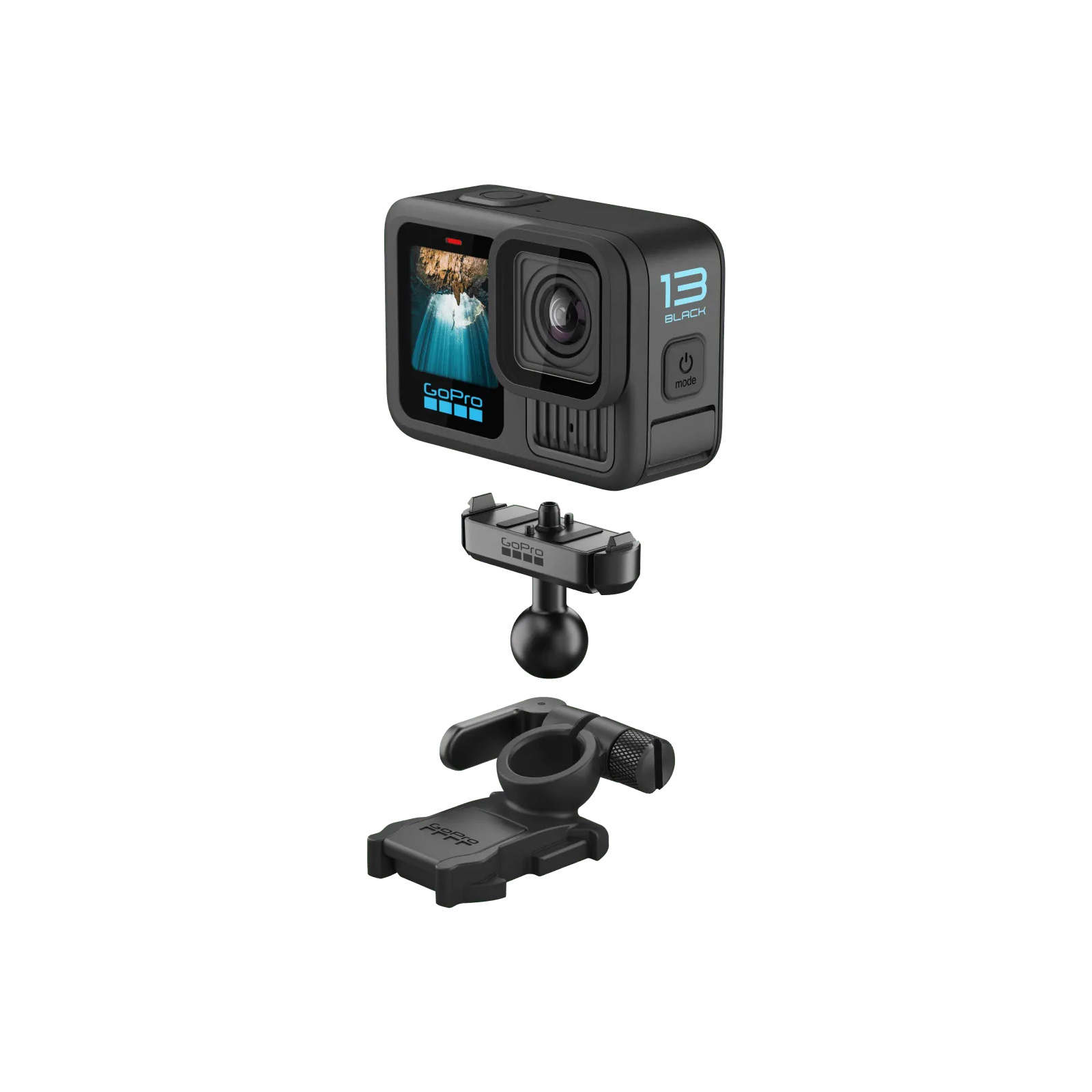 Магнитный адаптер Magnetic Latch Ball Joint Mount для GoPro HERO13 Black