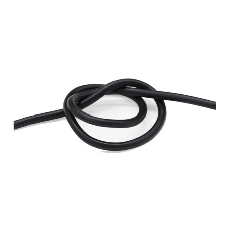 Провід силіконовий QJ 4 AWG (чорний), 1 метр