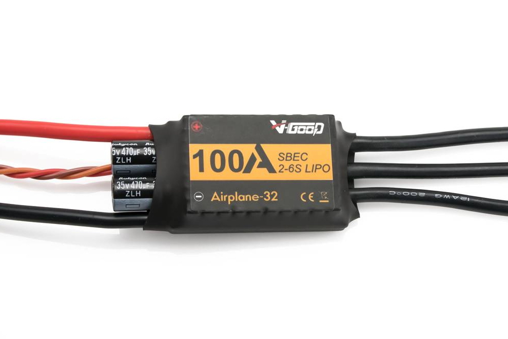 VGOOD 100A 2-6S ESC for airplanes