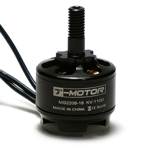Motor T-Motor MS2208-18 KV1100 2-3S 110W for multicopters