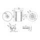 Motor T-Motor MN4116 KV450 for multicopters