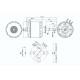 Motor T-Motor AT5330A KV220 3600W 12S for airplanes 25-30CC