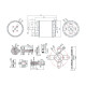 Engine T-Motor AT3530 KV580 4-6S 1400W for airplanes
