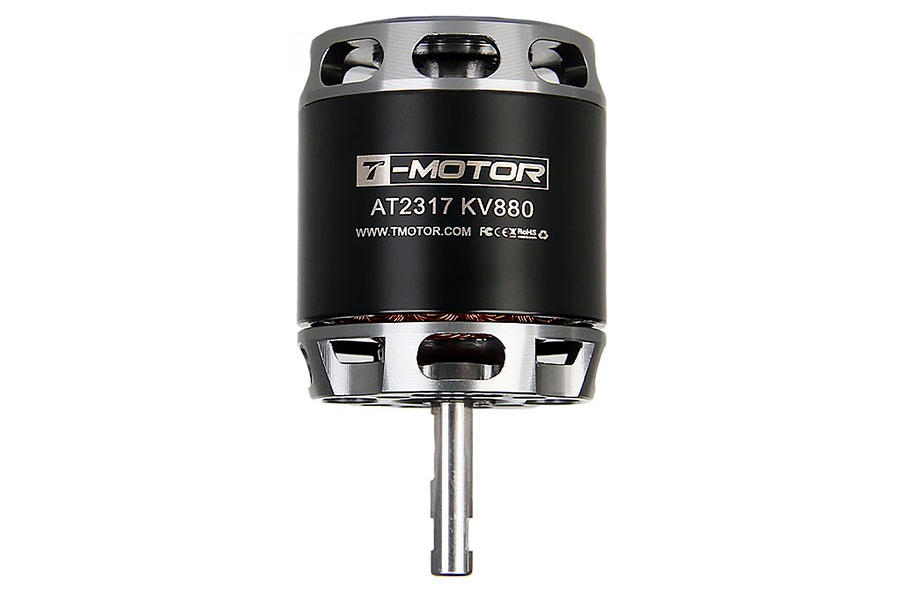 Мотор T-Motor AT2317 KV880 2-4S 350W для самолетов