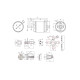 Motor T-Motor AT2317 KV880 2-4S 350W for airplanes