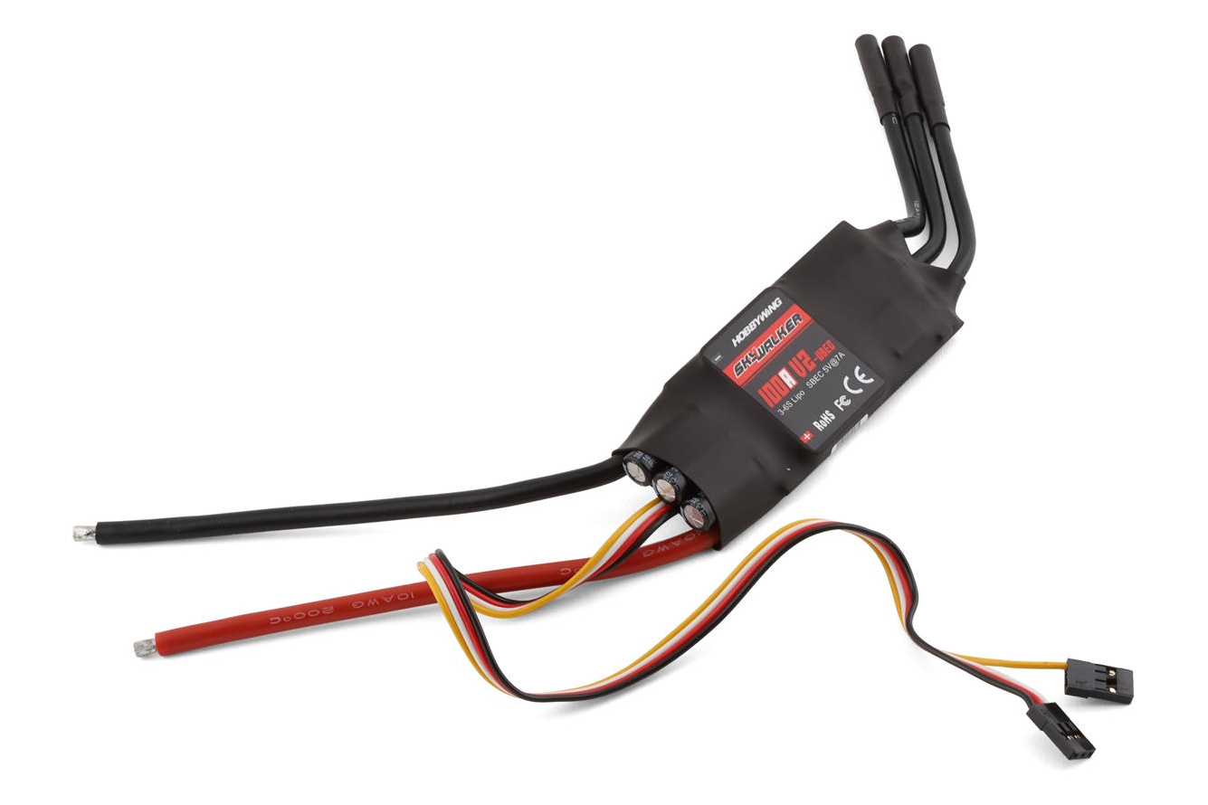 Регулятор хода HOBBYWING SKYWALKER V2 100A 3-6S для авиамоделей