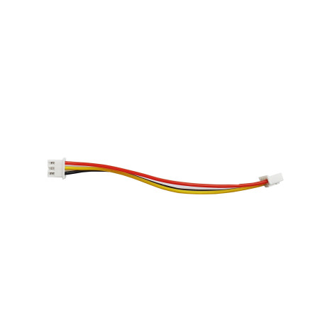 Кабель силіконовий Micro JST XH2.54 F 3pin - Micro JST XH2.54 F 3pin 26AWG розгорнутий (100 мм)