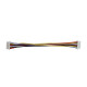 50 pcs - Silicone Cable Micro JST SH1.0 F 10pin - Micro JST SH1.0 F 10pin 32AWG extended (100 mm)