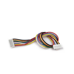 Кабель силиконовый Micro JST GH F 8 pin - Micro JST GH F 8 pin 30AWG (150 мм)