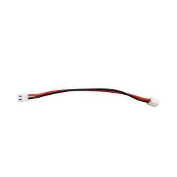 50 pcs - Silicone Cable Micro JST XH2.54 F 2pin - Micro JST XH2.54 F 2pin 26AWG extended (100 mm)