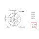 Wooden propeller SAIL 30x12 CCW