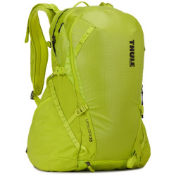 Thule Upslope 35L (Lime Punch) ski backpack.