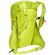 Thule Upslope 35L (Lime Punch) ski backpack.