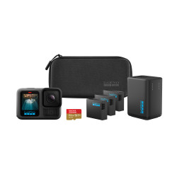 Action camera GoPro HERO13 Black + Enduro (3pcs) + SD Card + Dual Battery Charger + Case