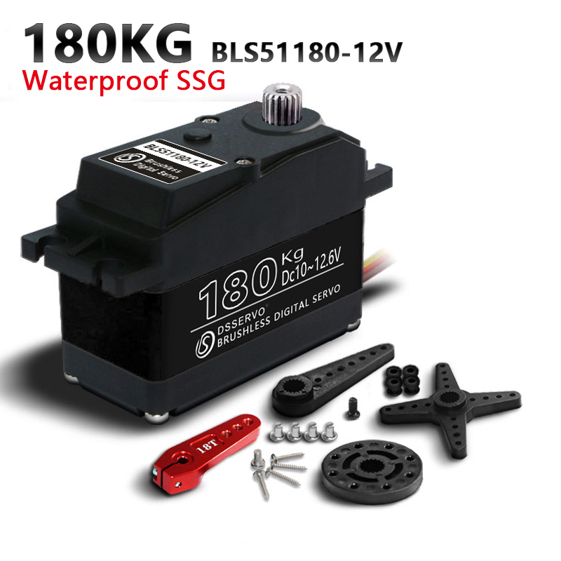Сервопривід 165г DSServo BLS51180 180кг/0,19сек/12.6В цифровий IP67 (270)