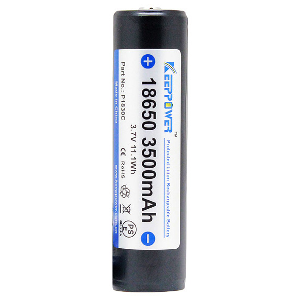Аккумулятор Keeppower 18650 Li-Ion 3500 мАч для пульта Radiomaster TX12/TX16 (1шт)
