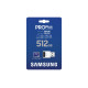 Samsung PRO Plus A2 MicroSDXC 512GB UHS-I V30 U3 R180/W130MB/s Memory Card + USB Card Reader