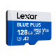 Карта пам’яті Lexar BLUE PLUS A2 MicroSDXC 128GB UHS-I V30 U3 R170MB/s + SD