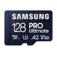Samsung PRO Ultimate A2 MicroSDXC 128GB UHS-I V30 U3 R200/W130MB/s memory card + USB card reader