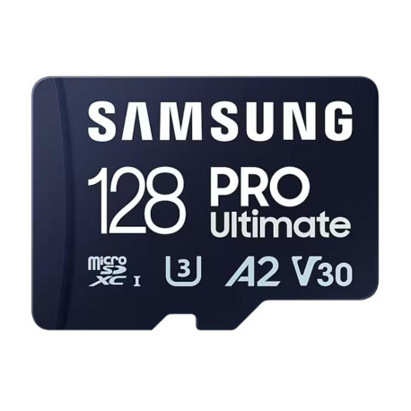 Samsung PRO Ultimate A2 MicroSDXC 128GB UHS-I V30 U3 R200/W130MB/s memory card + USB card reader